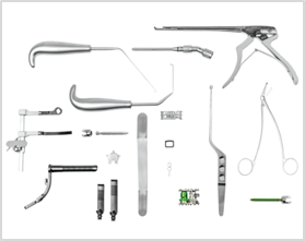 Instrumentos cirúrgicos para diferentes aplicações