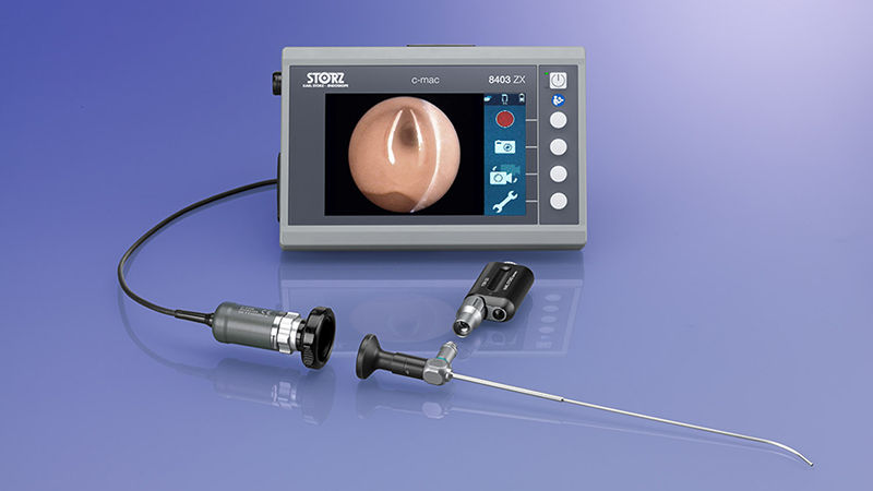 Endoscópio de intubação retromolar KARL STORZ