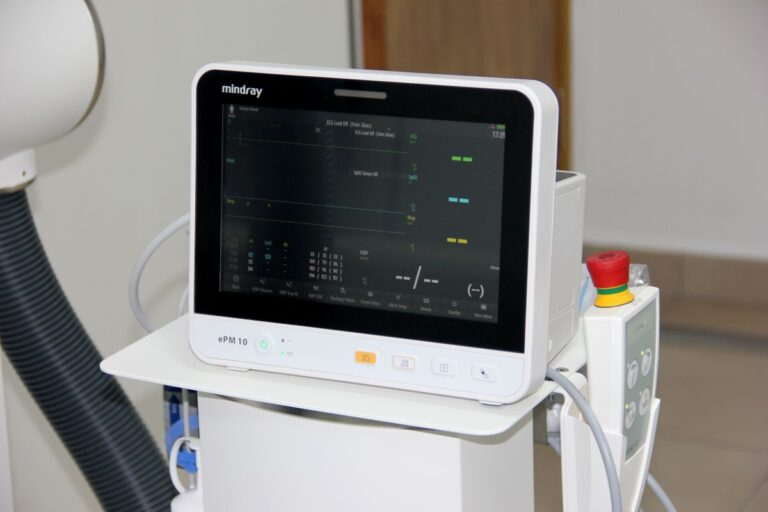 Monitor de parâmetros do equipamento hospitalar